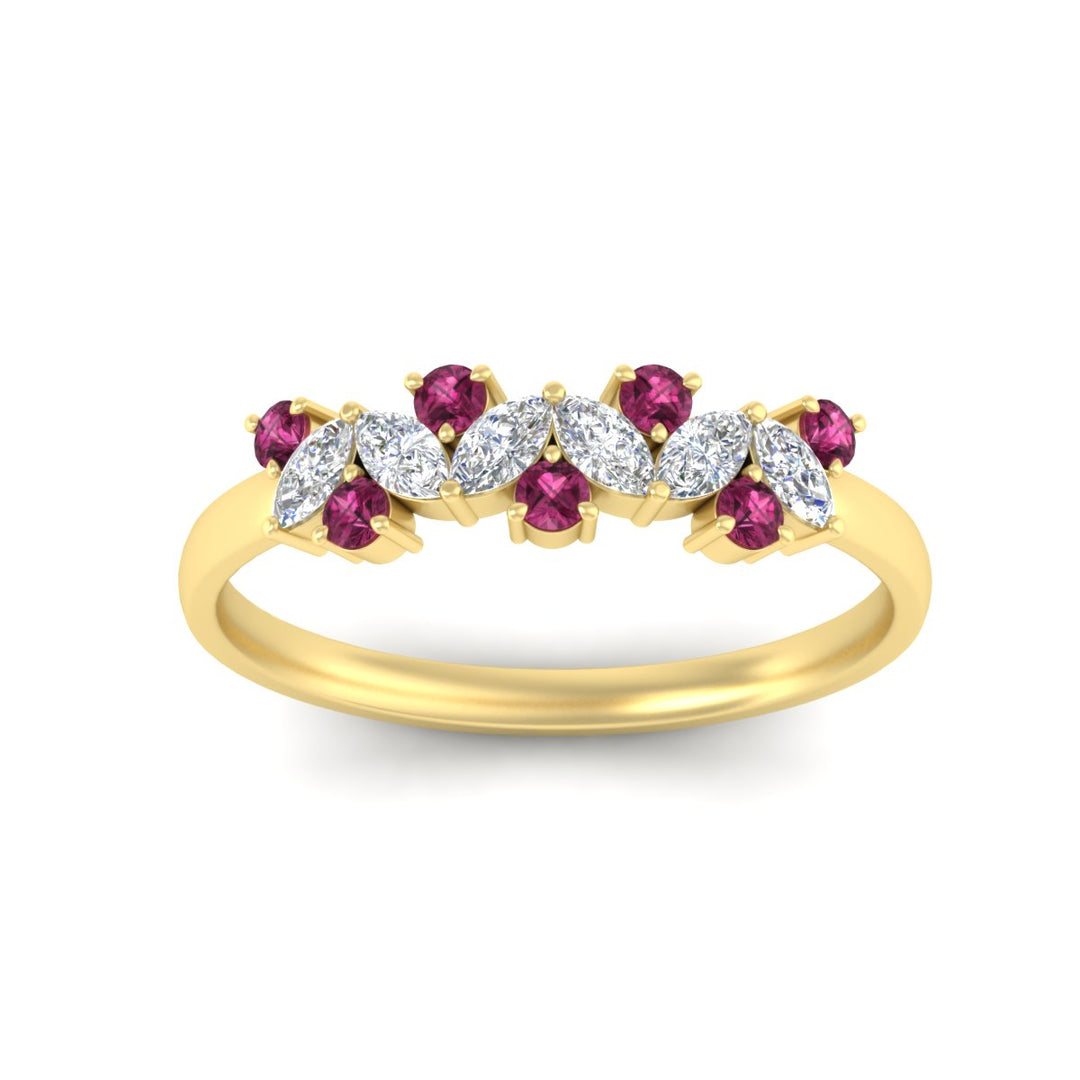 0.50-ct-vintage-pink-sapphire-wedding-bands-for-women-in-yellow-gold-fdw2308gsadrpiangle5-0.50ct-nl-yg