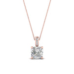 Load image into Gallery viewer, 0.50-ct-asscher-cut-diamond-filigree-pendant-in-FDPD10681AS-0.50CTANGLE2-NL-RG
