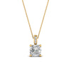 Load image into Gallery viewer, 0.50-ct-asscher-cut-diamond-filigree-pendant-in-FDPD10681AS-0.50CTANGLE2-NL-YG