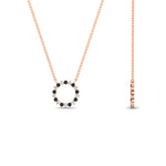 Load image into Gallery viewer, 0.50-ct.-circle-black-diamond-anniversary-pendant-in-FDPD11271GBLACK-0.50CT -NL-RG
