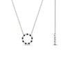 Load image into Gallery viewer, 0.50-ct.-circle-black-diamond-anniversary-pendant-in-FDPD11271GBLACK-0.50CT -NL-WG
