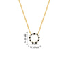 Load image into Gallery viewer, 0.50-ct.-circle-black-diamond-anniversary-pendant-in-FDPD11271GBLACK-0.50CT -NL-YG