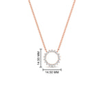Load image into Gallery viewer, 0.50-ct.-circle-diamond-anniversary-pendant-in-FDPD11271-0.50CT -NL-RG
