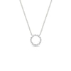 Load image into Gallery viewer, 0.50-ct.-circle-diamond-anniversary-pendant-in-FDPD11271-0.50CT -NL-WG