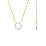 Load image into Gallery viewer, 0.50-ct.-circle-diamond-anniversary-pendant-in-FDPD11271-0.50CT -NL-YG
