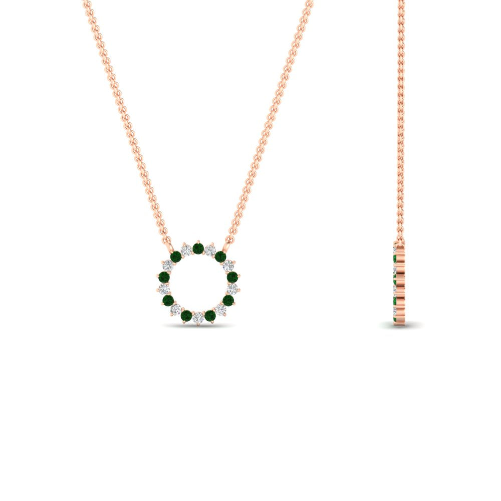 0.50-ct.-circle-emerald-anniversary-pendant-in-FDPD11271GEMGR-0.50CT -NL-RG