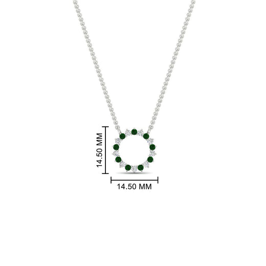 0.50-ct.-circle-emerald-anniversary-pendant-in-FDPD11271GEMGR-0.50CT -NL-WG