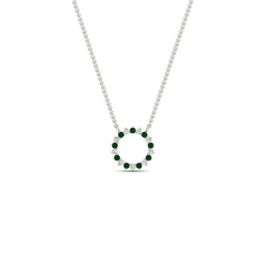0.50-ct.-circle-emerald-anniversary-pendant-in-FDPD11271GEMGR-0.50CT -NL-WG