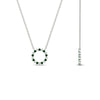 Load image into Gallery viewer, 0.50-ct.-circle-emerald-anniversary-pendant-in-FDPD11271GEMGR-0.50CT -NL-WG
