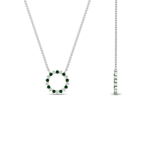 0.50-ct.-circle-emerald-anniversary-pendant-in-FDPD11271GEMGR-0.50CT -NL-WG