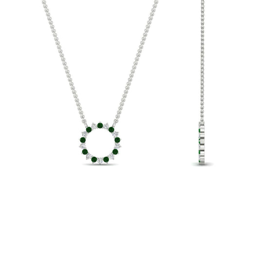 0.50-ct.-circle-emerald-anniversary-pendant-in-FDPD11271GEMGR-0.50CT -NL-WG