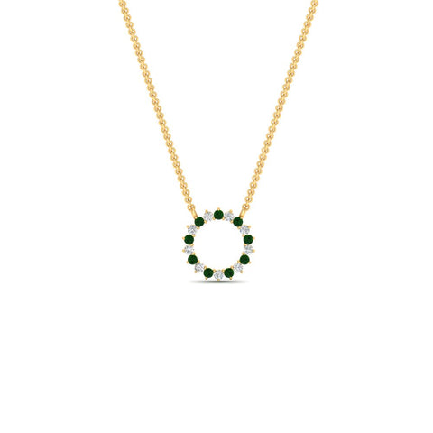 0.50-ct.-circle-emerald-anniversary-pendant-in-FDPD11271GEMGR-0.50CT -NL-YG