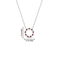 Thumbnail 56 - 0.50-ct.-circle-ruby-anniversary-pendant-in-FDPD11271GRUDR-0.50CT -NL-WG