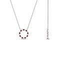 Thumbnail 57 - 0.50-ct.-circle-ruby-anniversary-pendant-in-FDPD11271GRUDR-0.50CT -NL-WG