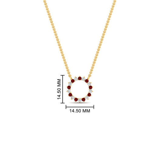 0.50-ct.-circle-ruby-anniversary-pendant-in-FDPD11271GRUDR-0.50CT -NL-YG