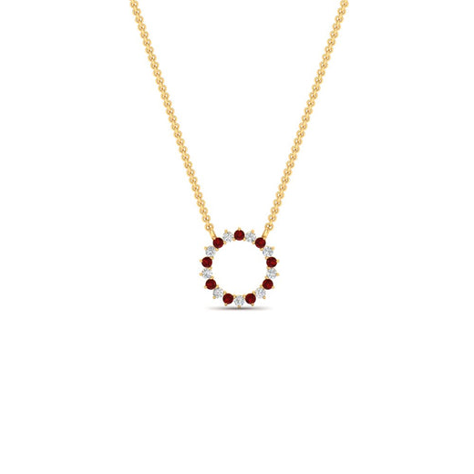 0.50-ct.-circle-ruby-anniversary-pendant-in-FDPD11271GRUDR-0.50CT -NL-YG