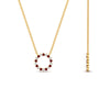 Load image into Gallery viewer, 0.50-ct.-circle-ruby-anniversary-pendant-in-FDPD11271GRUDR-0.50CT -NL-YG