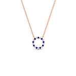 Load image into Gallery viewer, 0.50-ct.-circle-sapphire-anniversary-pendant-in-FDPD11271GSABL-0.50CT -NL-RG
