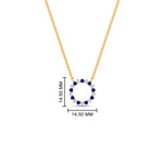 Load image into Gallery viewer, 0.50-ct.-circle-sapphire-anniversary-pendant-in-FDPD11271GSABL-0.50CT -NL-YG
