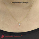 Load image into Gallery viewer, 0.50-ct.-diamond-radiant-solitaire-necklace-in-yellow-gold-FDPD8469-RA-0.50CT-in-yellow-gold.jpg?v=1758796326
