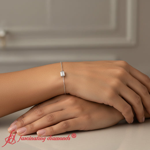 0.50-ct.-emerald-diamond-bezel-set-chain-bracelet-in-white-gold-FDBRC11133EM-0.50CT-WG-model