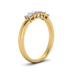 Load image into Gallery viewer, 0.50-ct.-princess-cut-5-stone-anniversary-band-in-yellow-gold-FD8008PRB 0.50CT-NL-YG
