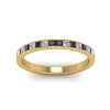 Load image into Gallery viewer, 0.50-ct.-princess-cut-channel-wedding-ring-for-her-with-black-diamond-in-14K-yellow-gold-FD8382-0.50CTBGBLACKANGLE5-NL-YG