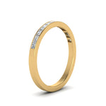 Load image into Gallery viewer, 0.50-ct.-princess-cut-diamond-channel-wedding-ring-for-her-in-14K-yellow-gold-FD8382-0.50CTBANGLE2-NL-YG