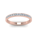Load image into Gallery viewer, 0.50-ct.-princess-cut-diamond-channel-wedding-ring-for-her-in-18K-rose-gold-FD8382-0.50CTBANGLE5-NL-RG