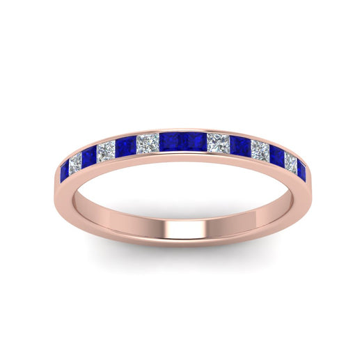 0.50-ct.-princess-cut-diamond-channel-wedding-ring-for-her-with-blue-sapphire-in-18K-rose-gold-FD8382-0.50CTBGSABLANGLE5-NL-RG