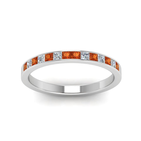 0.50-ct.-princess-cut-diamond-channel-wedding-ring-for-her-with-orange-sapphire-in-14K-white-gold-FD8382-0.50CTBGSAORANGLE5-NL-WG