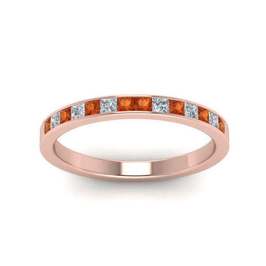 0.50-ct.-princess-cut-diamond-channel-wedding-ring-for-her-with-orange-sapphire-in-18K-rose-gold-FD8382-0.50CTBGSAORANGLE5-NL-RG