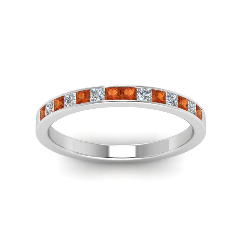 0.50-ct.-princess-cut-diamond-channel-wedding-ring-for-her-with-orange-sapphire-in-18K-white-gold-FD8382-0.50CTBGSAORANGLE5-NL-WG