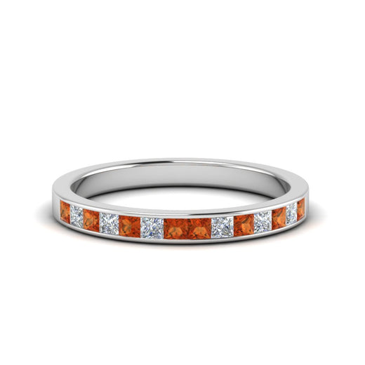 0.50-ct.-princess-cut-diamond-channel-wedding-ring-for-her-with-orange-sapphire-in-950-Platinum-FD8382-0.50CTBGSAOR-NL-WG