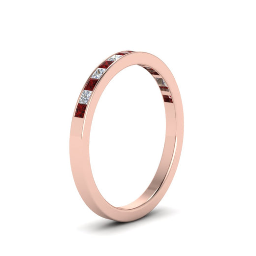 0.50-ct.-princess-cut-diamond-channel-wedding-ring-for-her-with-ruby-in-14K-rose-gold-FD8382-0.50CTBGRUDRANGLE2-NL-RG