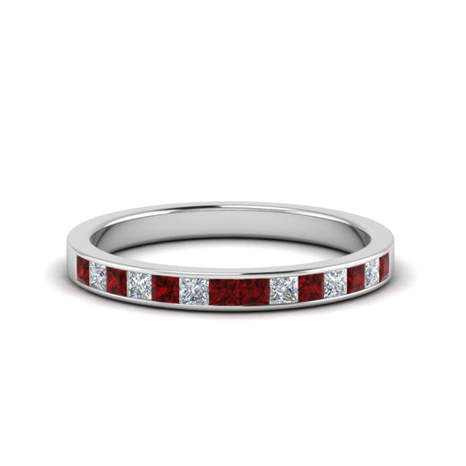 0.50-ct.-princess-cut-diamond-channel-wedding-ring-for-her-with-ruby-in-950-Platinum-FD8382-0.50CTBGRUDR-NL-WG