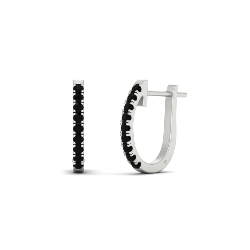 0.50-ctw-huggie-hoop-black-diamond-earrings-in-white-gold-FDEAR11260GBLACKANGLE2-0.50-NL-WG