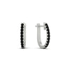 Load image into Gallery viewer, 0.50-ctw-huggie-hoop-black-diamond-earrings-in-white-gold-FDEAR11260GBLACKANGLE2-0.50-NL-WG