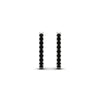 Load image into Gallery viewer, 0.50-ctw-huggie-hoop-black-diamond-earrings-in-white-gold-FDEAR11260GBLACKANGLE2-0.50-NL-WG