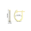 Load image into Gallery viewer, 0.50-ctw-huggie-hoop-diamond-earrings-in-yellow-gold-FDEAR11260ANGLE2-0.50-NL-YG