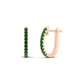 Thumbnail 58 - 0.50-ctw-huggie-hoop-emerald-earrings-in-rose-gold-FDEAR11260GEMGRANGLE2-0.50-NL-RG