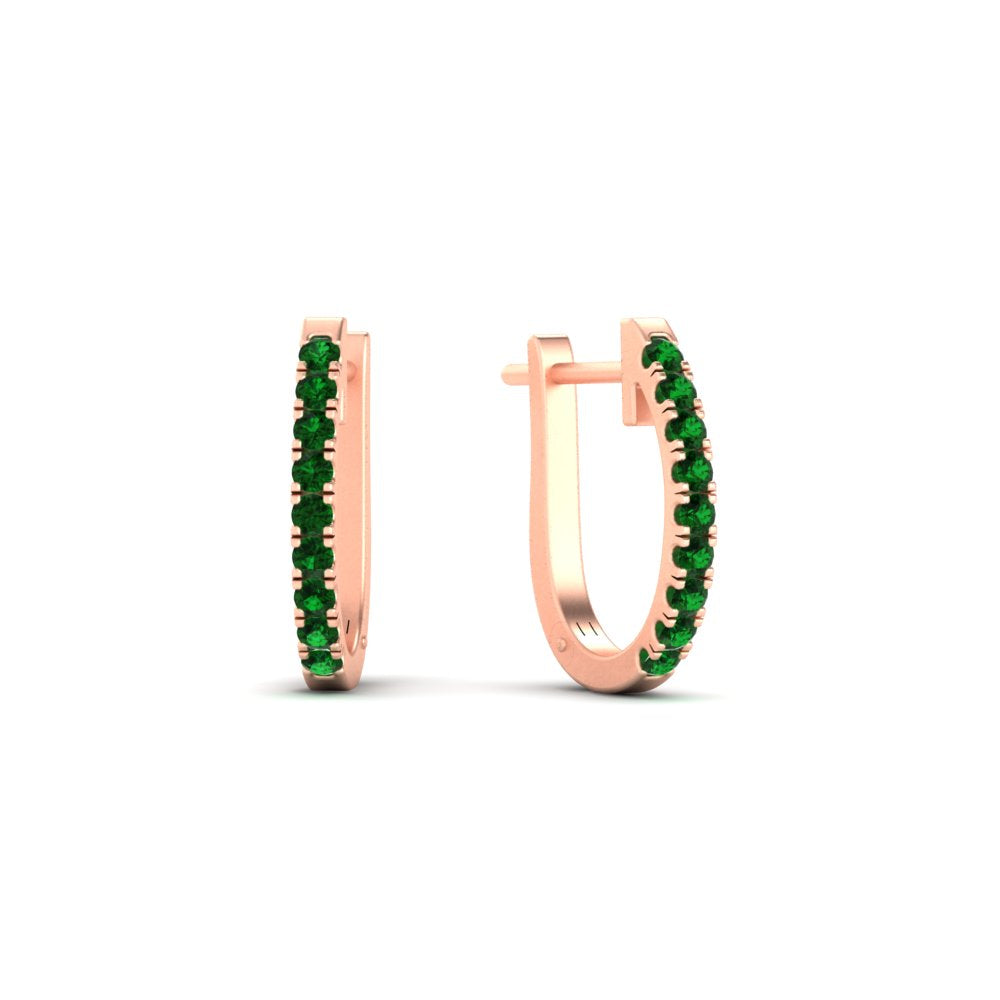 0.50-ctw-huggie-hoop-emerald-earrings-in-rose-gold-FDEAR11260GEMGRANGLE2-0.50-NL-RG