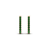 Load image into Gallery viewer, 0.50-ctw-huggie-hoop-emerald-earrings-in-rose-gold-FDEAR11260GEMGRANGLE2-0.50-NL-RG