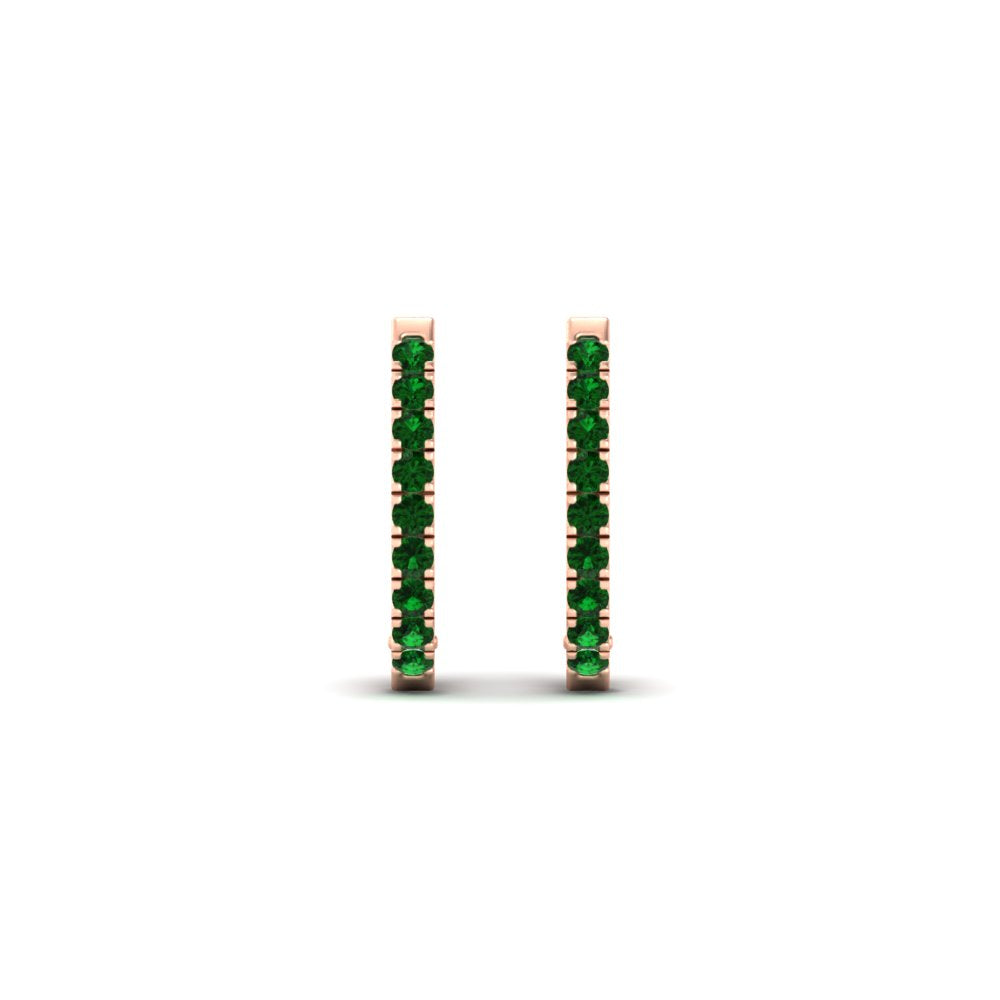 0.50-ctw-huggie-hoop-emerald-earrings-in-rose-gold-FDEAR11260GEMGRANGLE2-0.50-NL-RG