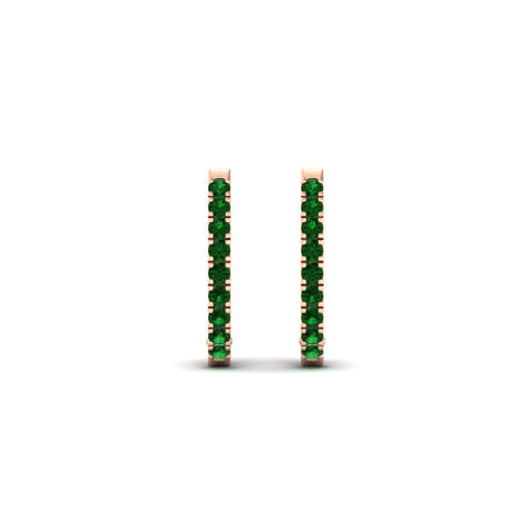 0.50-ctw-huggie-hoop-emerald-earrings-in-rose-gold-FDEAR11260GEMGRANGLE2-0.50-NL-RG