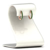 Load image into Gallery viewer, 0.50-ctw-huggie-hoop-emerald-earrings-in-rose-gold-FDEAR11260GEMGRANGLE2-0.50-NL-RG