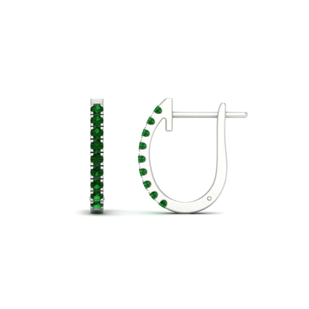 0.50-ctw-huggie-hoop-emerald-earrings-in-white-gold-FDEAR11260GEMGRANGLE2-0.50-NL-WG