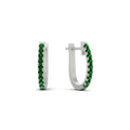 Thumbnail 61 - 0.50-ctw-huggie-hoop-emerald-earrings-in-white-gold-FDEAR11260GEMGRANGLE2-0.50-NL-WG