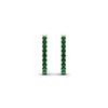 Load image into Gallery viewer, 0.50-ctw-huggie-hoop-emerald-earrings-in-white-gold-FDEAR11260GEMGRANGLE2-0.50-NL-WG
