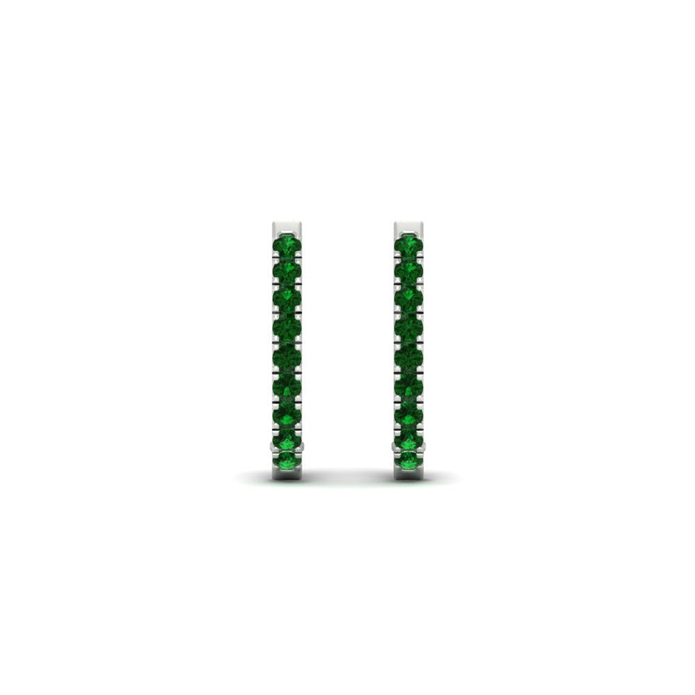 0.50-ctw-huggie-hoop-emerald-earrings-in-white-gold-FDEAR11260GEMGRANGLE2-0.50-NL-WG